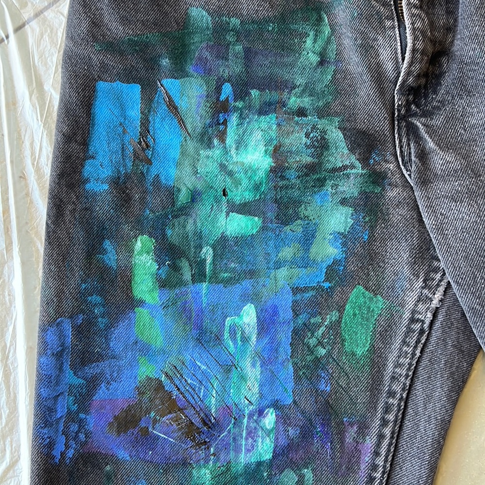 Abstract artist Jeans #5